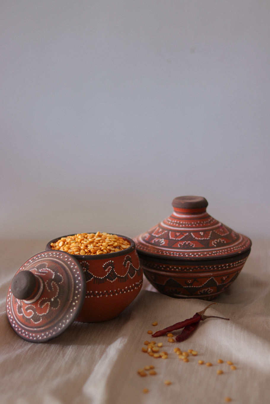 Hand-Painted Serving Bowl small