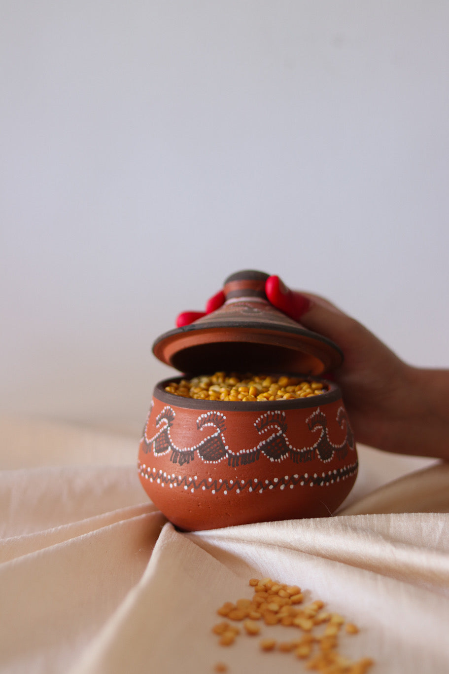 Hand-Painted Serving Bowl small