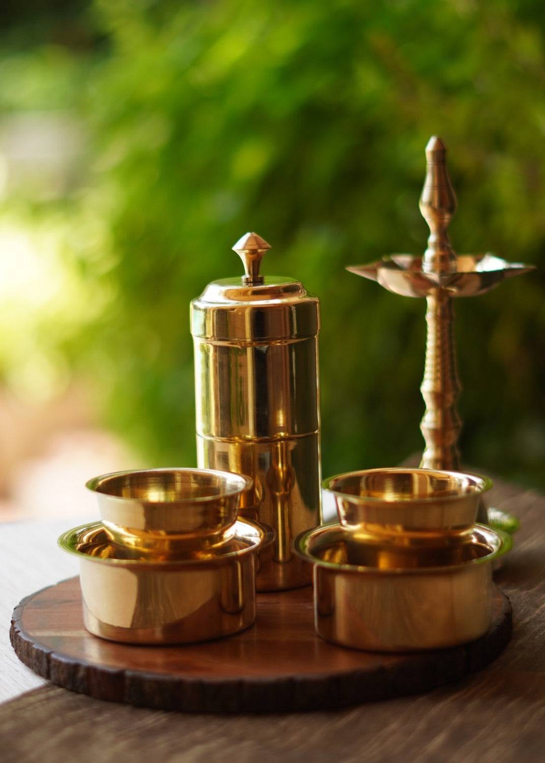 Brass Filter Coffee Gift Hamper – South Indian Festive Gift