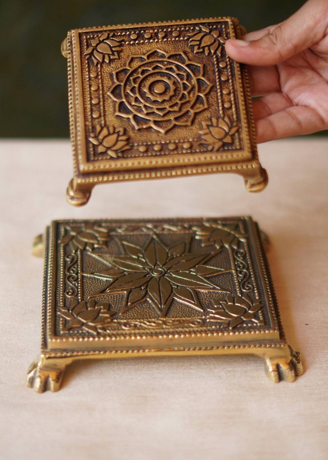 Brass Lakshmi Idol Gift Hamper – Elegant Diwali Gift for Family & Friends