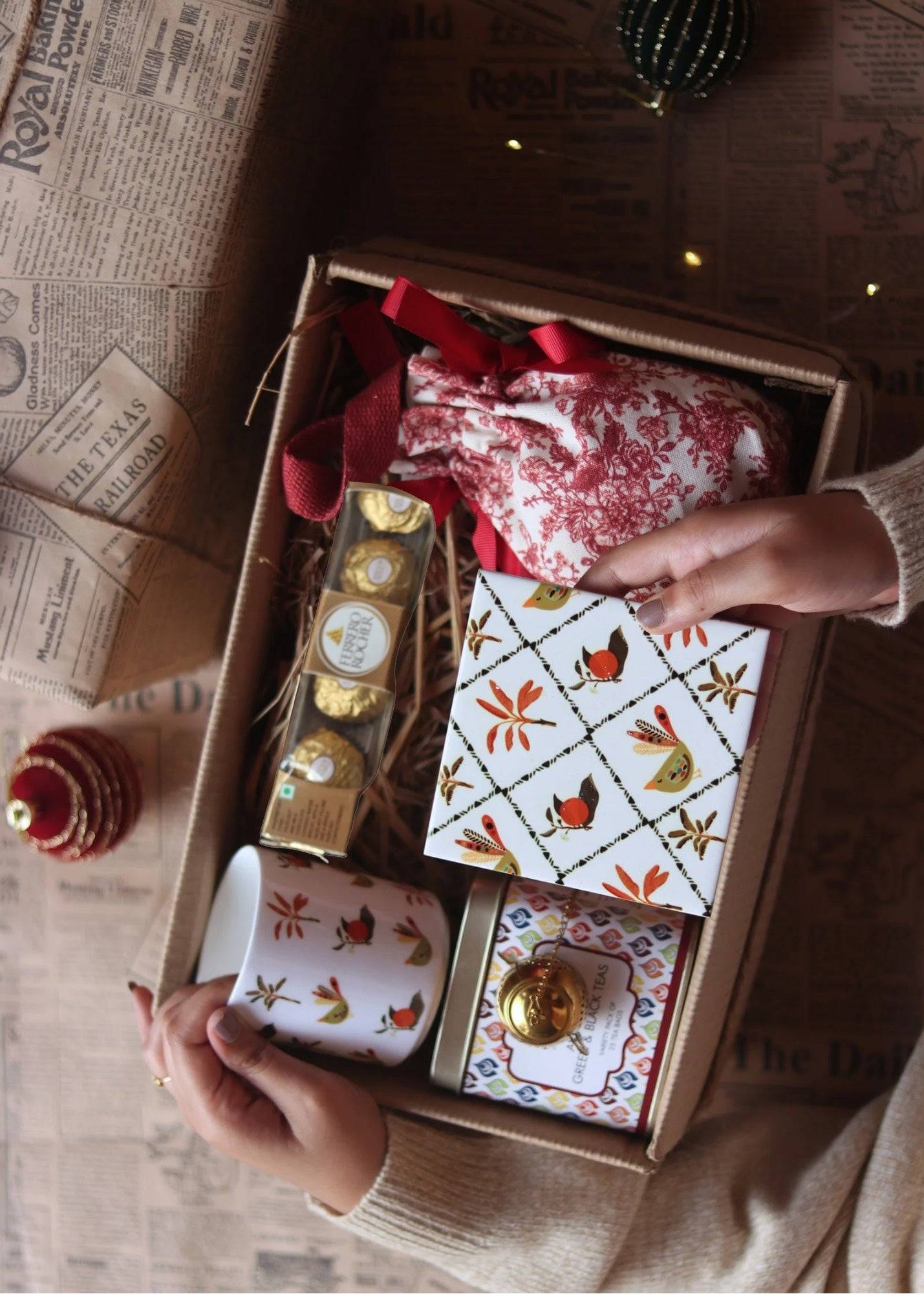 Festive Tea Lover’s Hamper – Elegant Diwali Gift Box