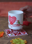 The Love Envelope Cup & Coster