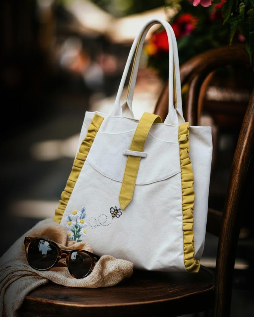 Bumble Bee Frill Bag
