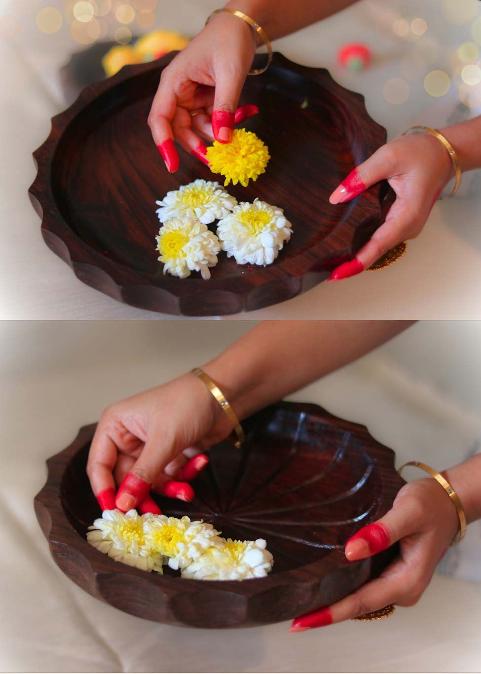 Handcrafted Rosewood Bowl Set