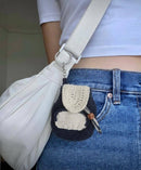 Crochet Mini Pouch – For AirPods, Coins & Lipsticks
