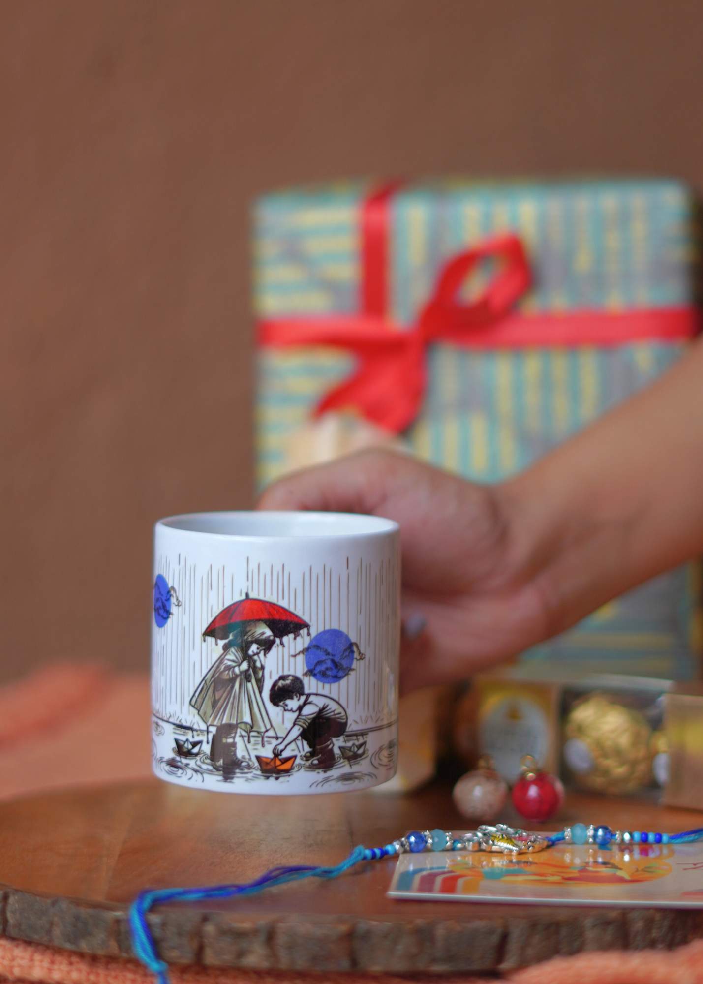 Paperboat Cup & Coaster hampers for brothers & sister